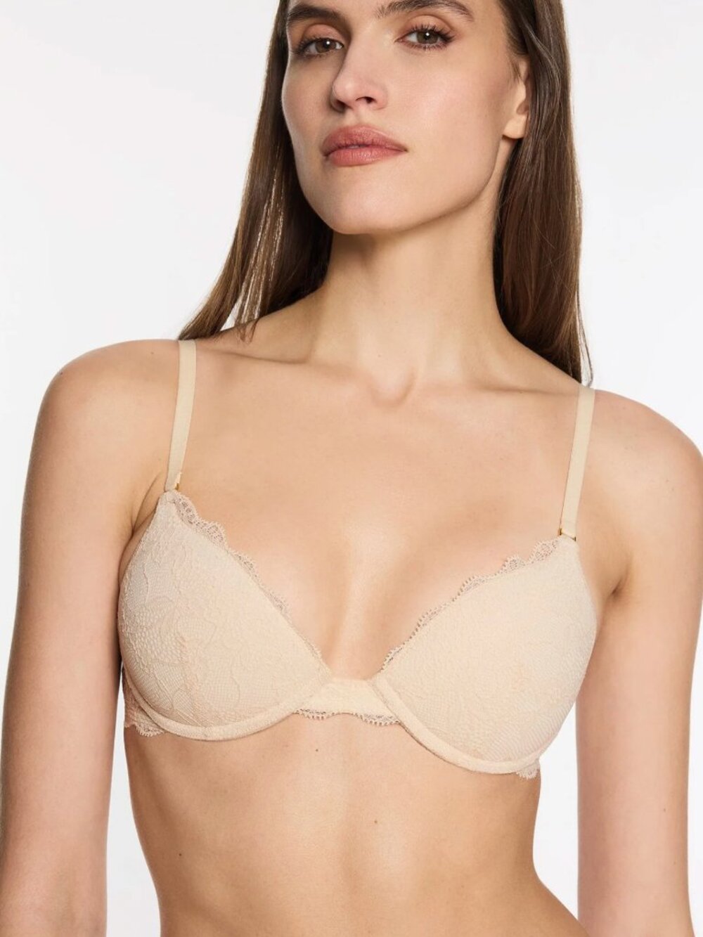 Pepper "All Over Lace Lift Up" Bra - 34A / Sand